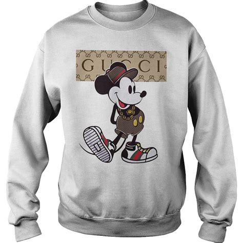 gucci mickey mouse t shirt|gucci mickey mouse hoodie.